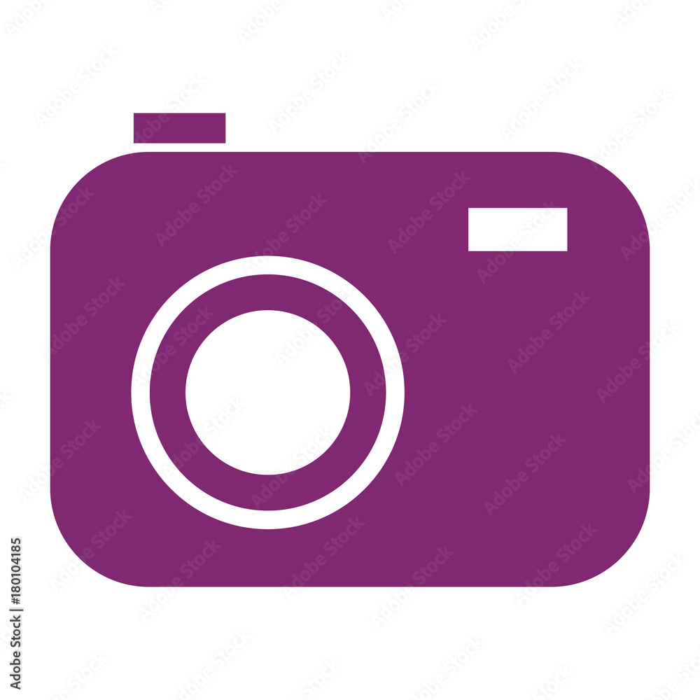 photographic camera isolated icon photographic camera isolated icon
