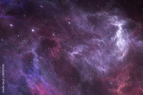 Fototapeta Naklejka Na Ścianę i Meble -  Space background with nebula and stars