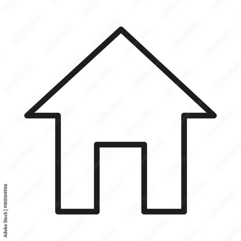 house silhouette isolated icon house silhouette isolated icon