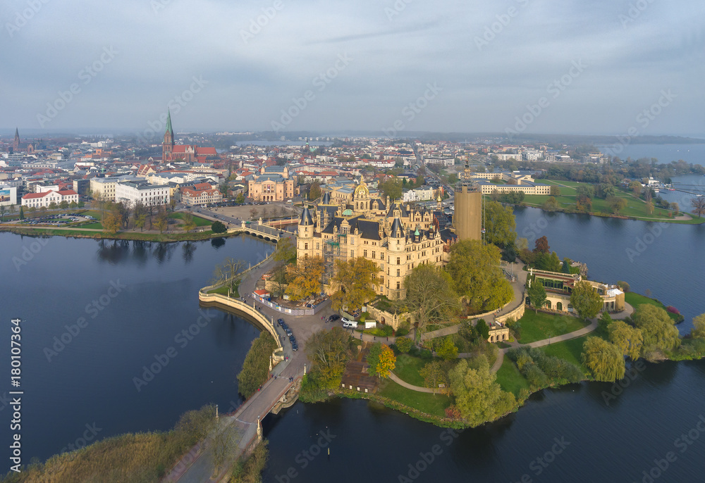 Luftaufnahme Schloss Schwerin