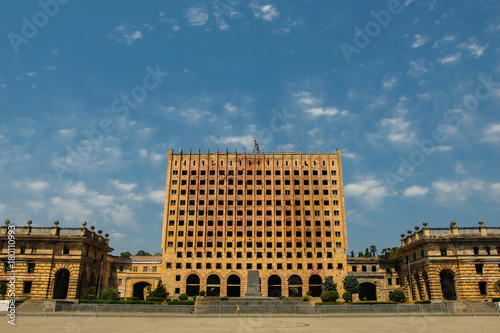 Abandoned Council of Ministers building in Sukhumi, Abkhazia