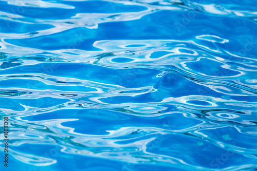 The smooth water in the pool as a background