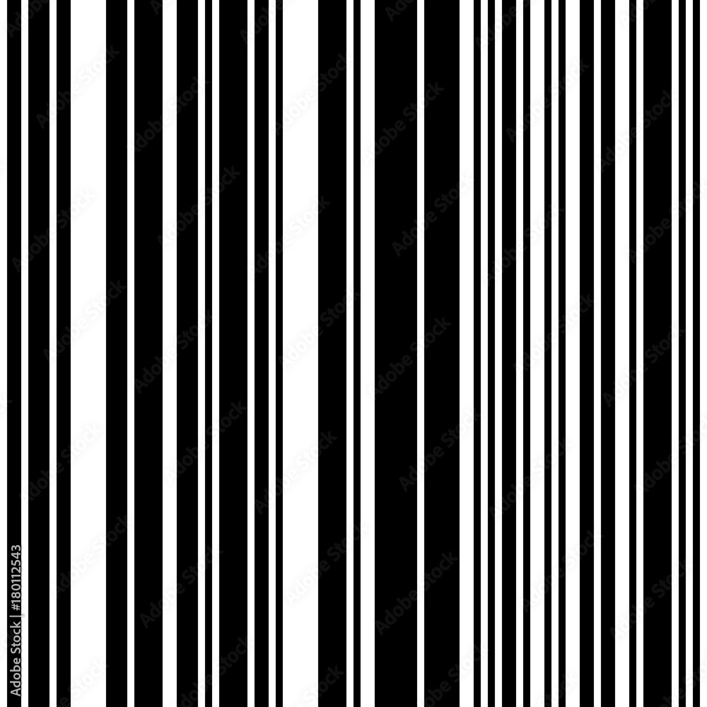 Black and White Straight Vertical Variable Width Stripes Black and White Straight Vertical Variable Width Stripes