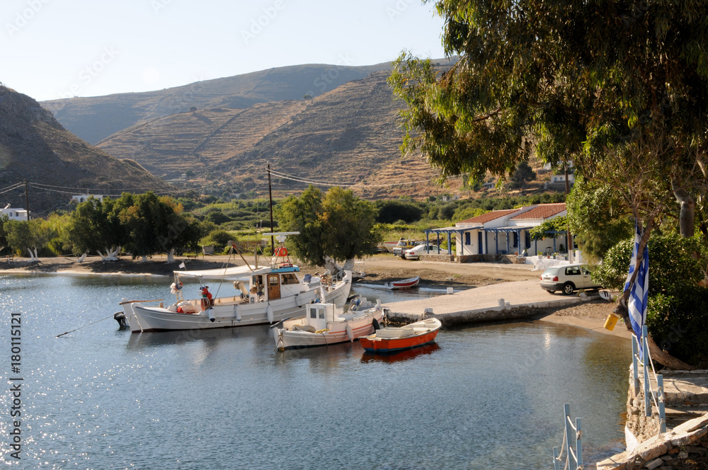 Fischerboote im Agios Stefanos