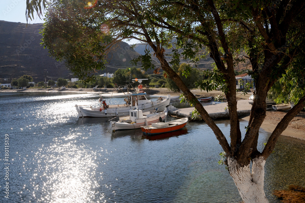 Fototapeta premium Angelegt auf Insel Kythnos