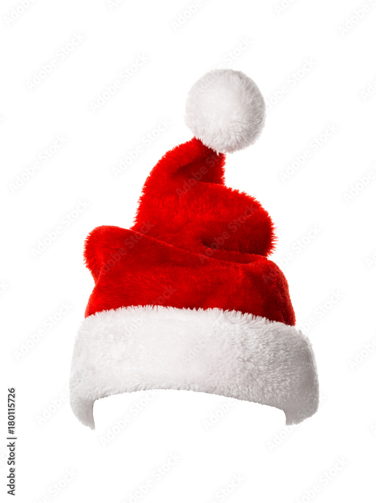 Santa Claus helper hat isolated on white background Santa Claus helper hat isolated on white background