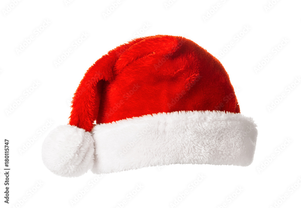 Santa Claus helper hat isolated on white background Santa Claus helper hat isolated on white background
