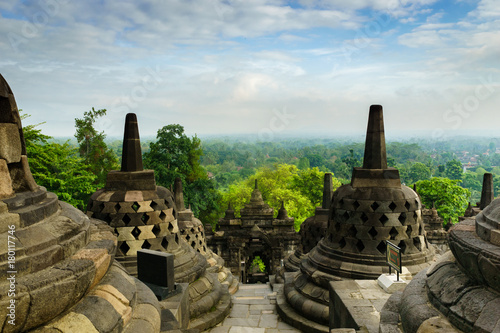 Borobudur Temple (Candi Borobudur), Yogyakarta, Java, Indonesia.