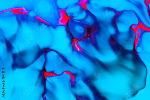 watercolor ink background blue red