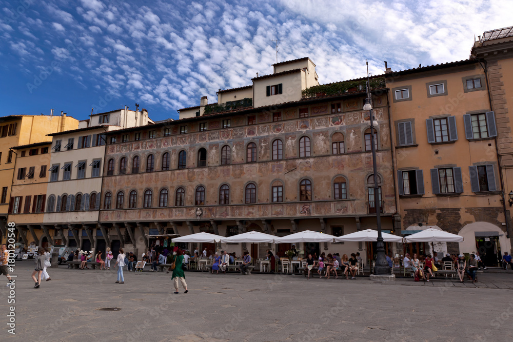 At Piazza di Santa Croce, Florence
