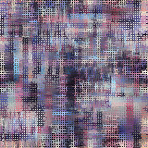 Seamless background pattern. Imitation of a texture of rough canvas with runge abstract texture.