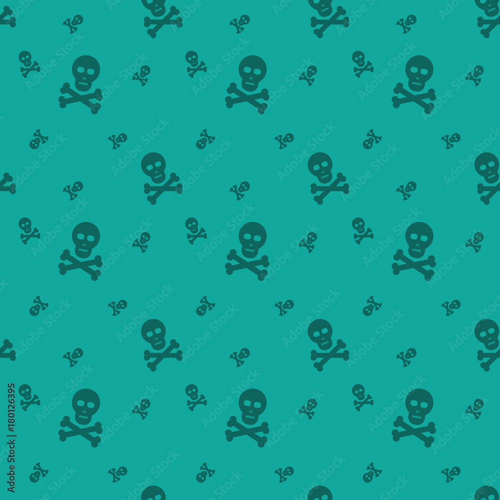 Skull And Bones Halloween Party Seamless Silhouette Decorative Pattern Skull And Bones Halloween Party Seamless Silhouette Decorative Pattern