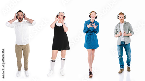 men and women in headphones © LIGHTFIELD STUDIOS
