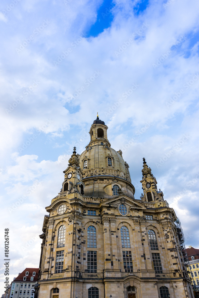 antique building view in Dresden, Germany