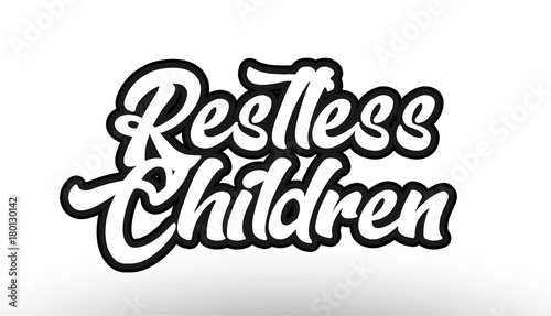 black beautiful graffiti text word expression typography 