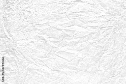 Crumpled white paper texture