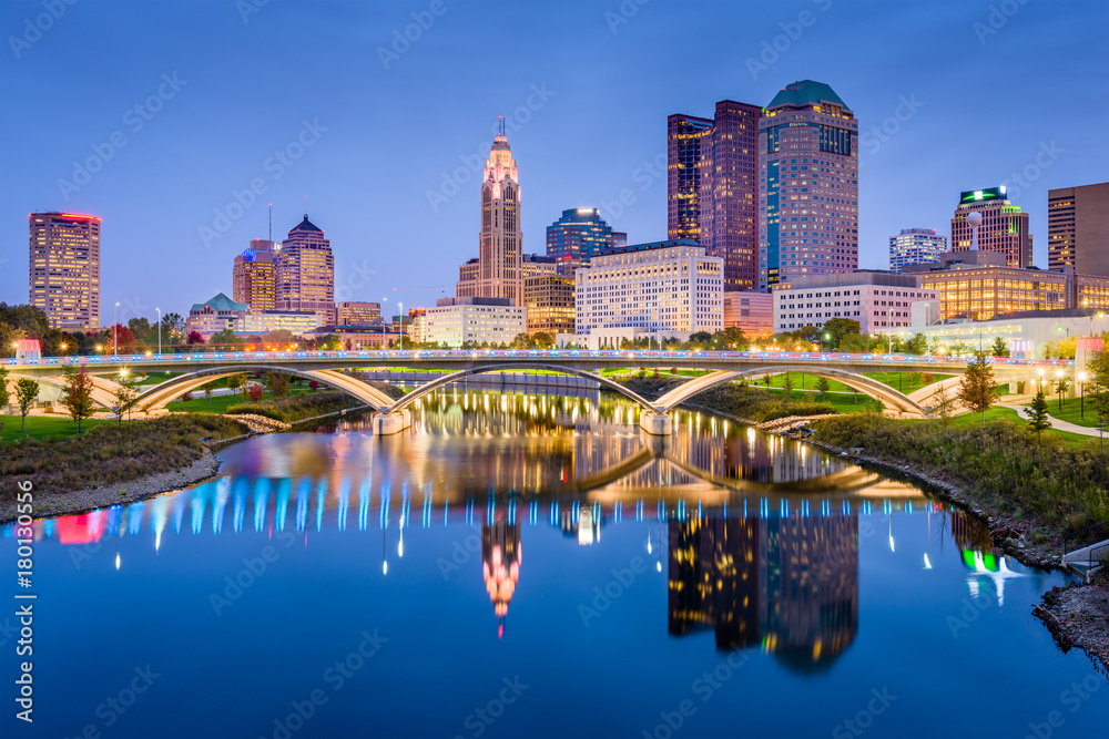 Naklejka premium Columbus, Ohio, USA