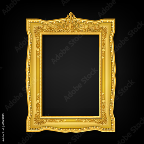 gold vintage picture frame