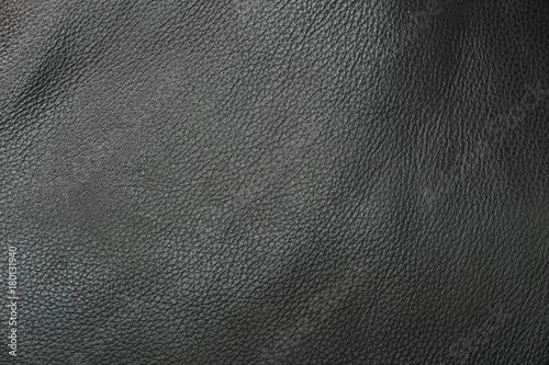 Close up detail black leather and texture background