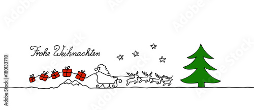 Nikolaus mit Schlitten