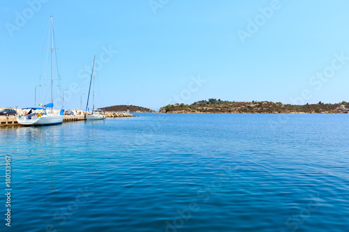 Lagonisi port, Sithonia, Greece.