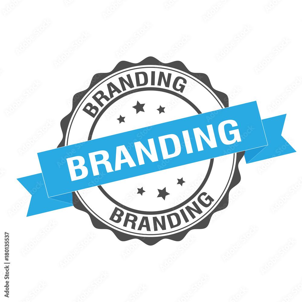 Obraz premium Branding stamp illustration