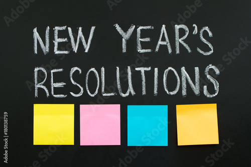 New year resolutions photo