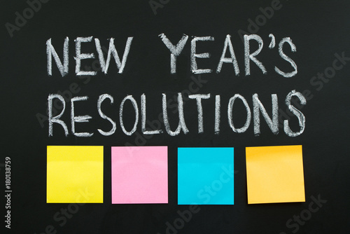 Foto New year resolutions