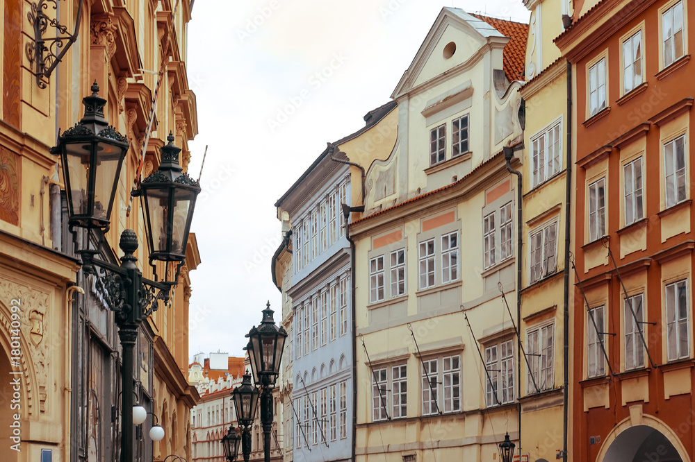 Fototapeta premium Old Town ancient architecture in Prague, Czech Republic
