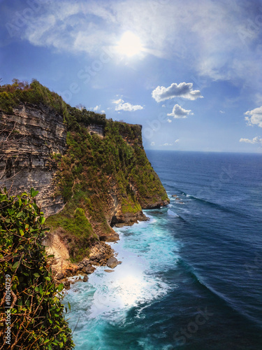 Beautiful View at Uluwatu Temple Cliff - Bali, Indonesia