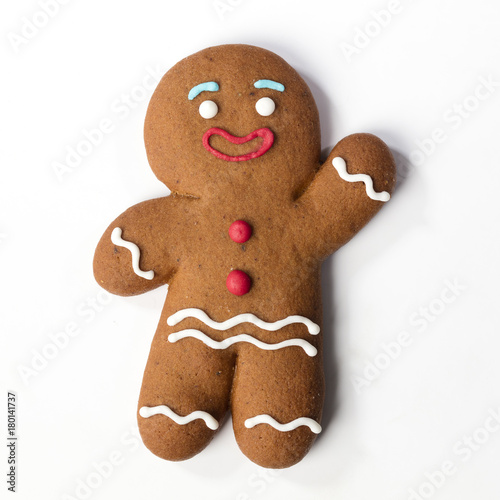 Christmas Gingerbreads cookie isolated