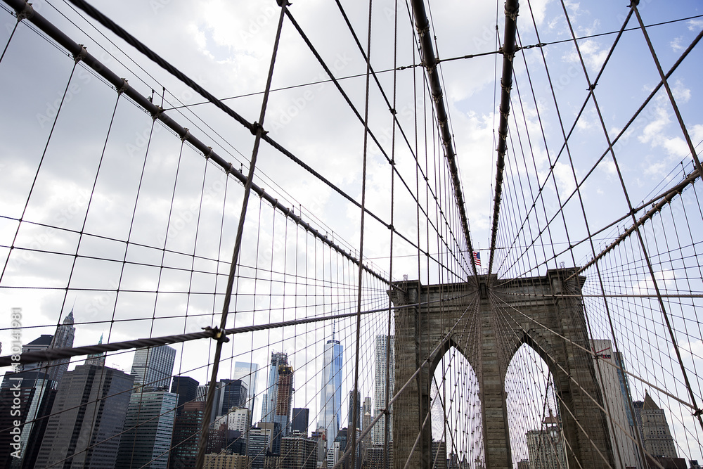 Obraz premium Brooklyn Bridge, New York, United States