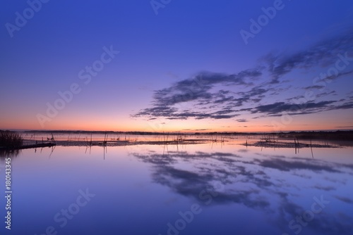 morning glow reflection