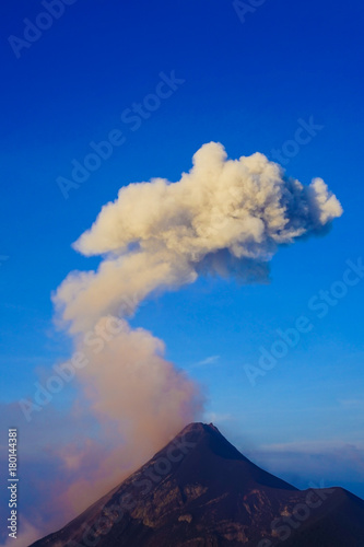 View from Acatenango volcano ,Guatemala