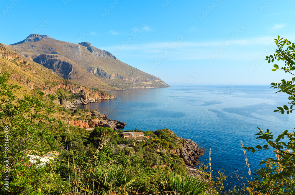 Zingaro sea coast, Sicily, Italy