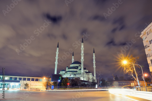 The Kocatepe Mosque in Ankara