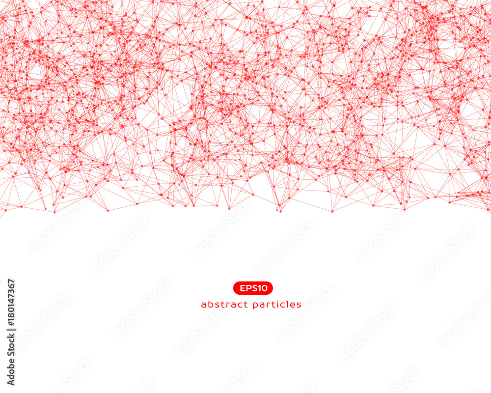 Vector background with abstract particles. Vector background with abstract particles.