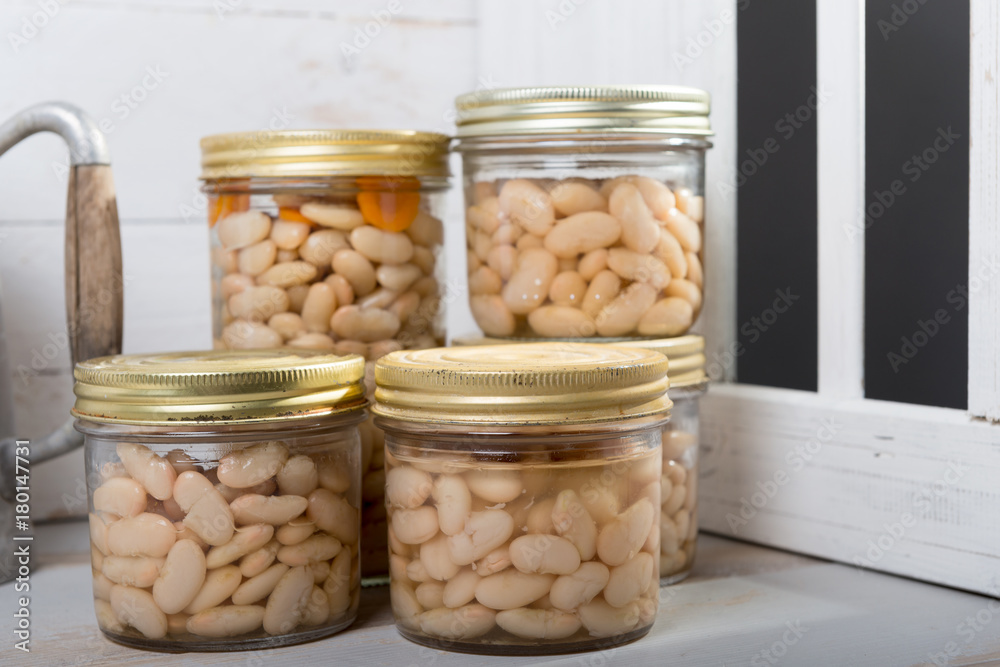 jars of delicious white beans jars of delicious white beans