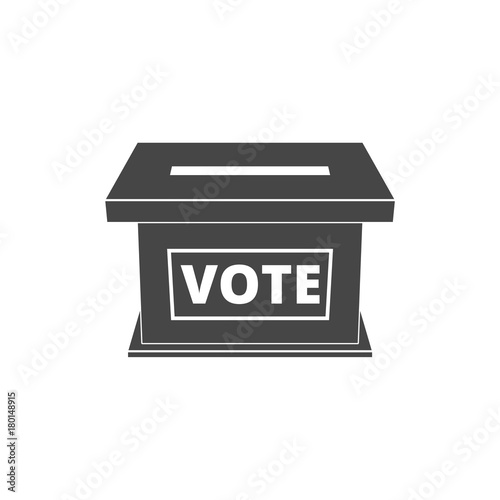 Voting concept, Vote concept icon, Flat style illustration of election day