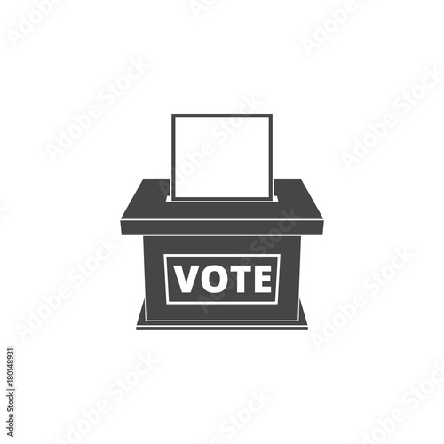 Voting concept, Vote concept icon, Flat style illustration of election day
