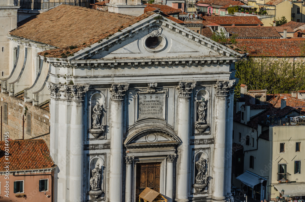 Fototapeta premium historisches gebaeude in der stadt venedig