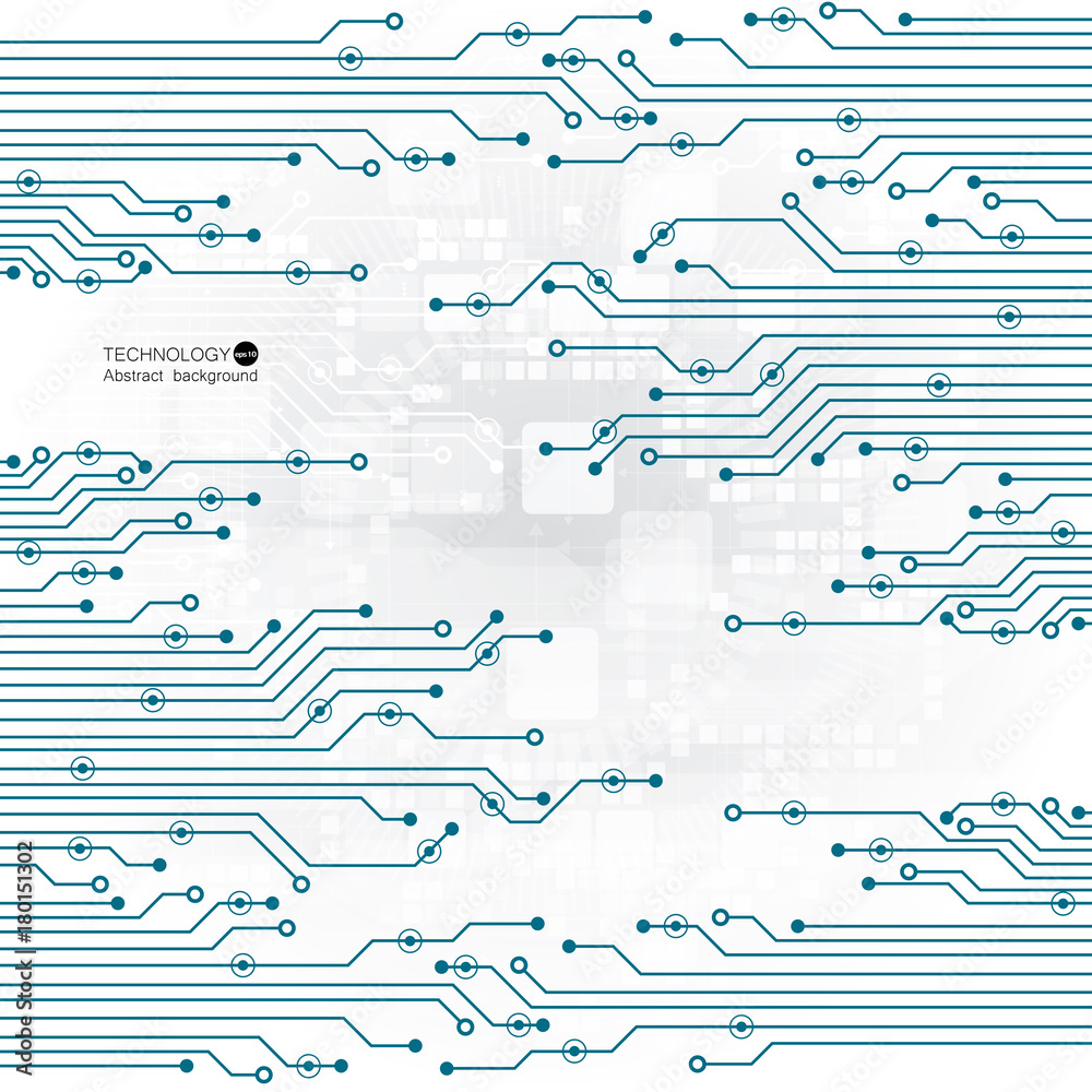 Vector circuit board illustration. Abstract technology Vector circuit board illustration. Abstract technology