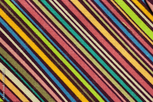 background with oblique lines on a cotton fabric