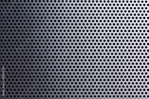 Metallic object, dotted background texture