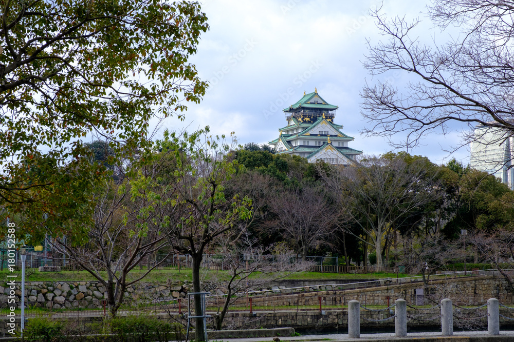 Osaka Castle is a Japanese castle in Ch-ku, Osaka, Japan. The castle is one of Japan's most famous landmarks and it played a major role in the unification of Japan during the sixteenth
