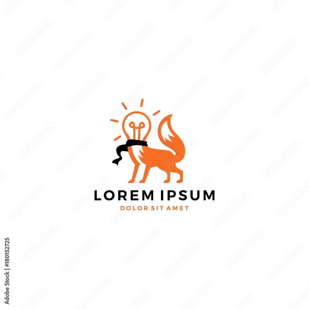fox bulb logo fox bulb logo