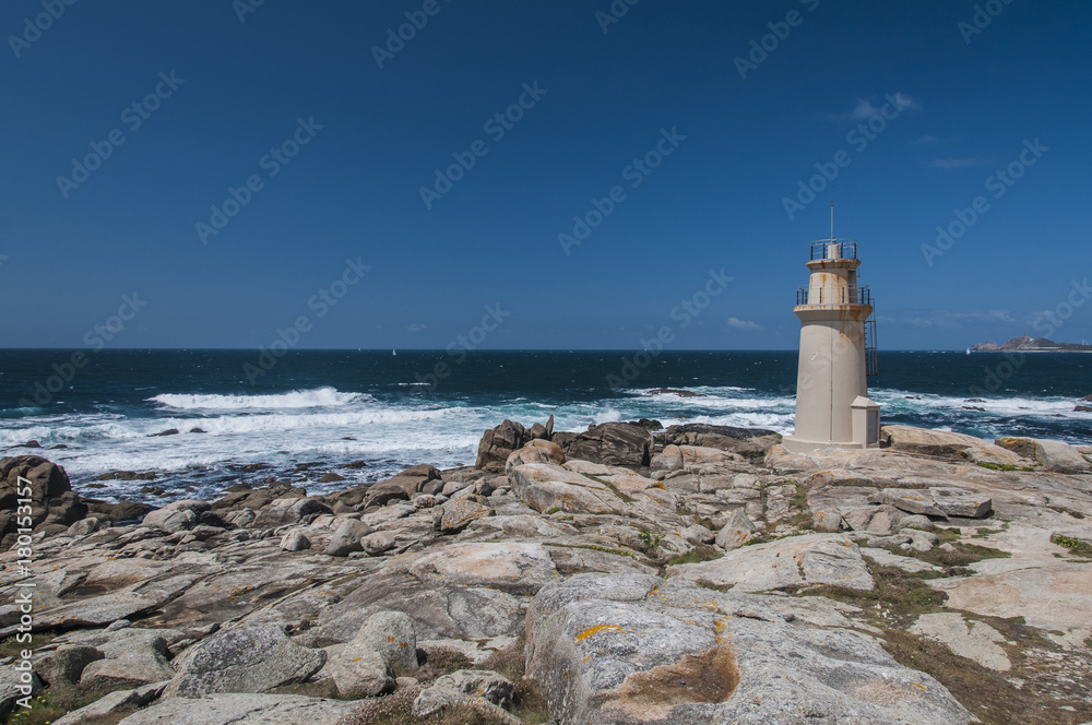 Lighthouse on the Costa da Morte Galician