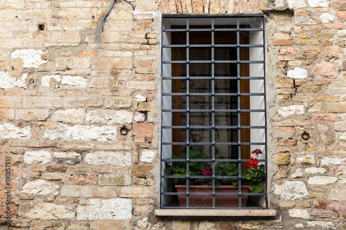 Medieval wall window