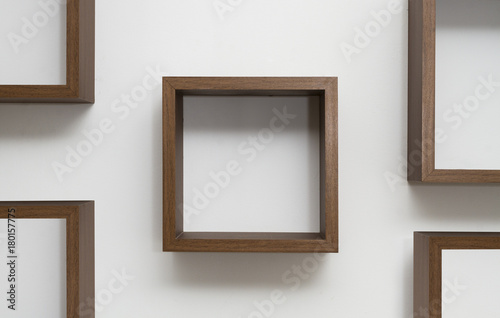 Wall shelves background