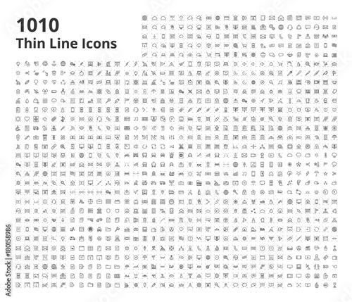 Bundle of 1010 Icons